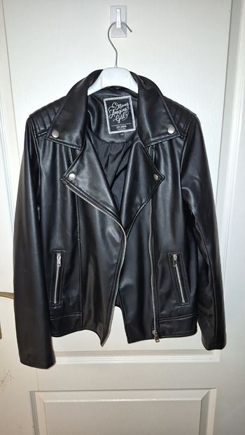 Veste simili cuir fille