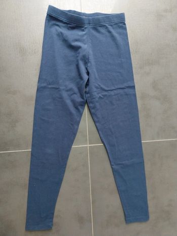 Legging fille 10 ans bleu marine