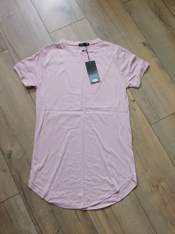 T-shirt uni rose en coton pour homme manches courtes XXL MTX