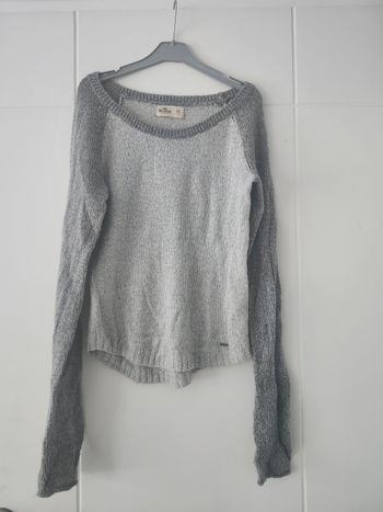 Pull gris Hollister