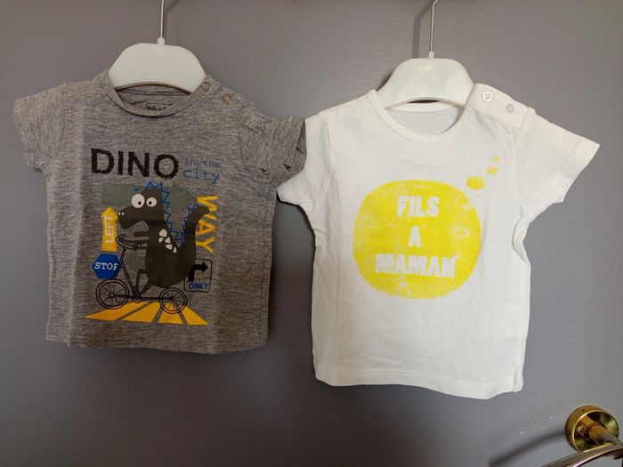 Lot t-shirt 3 mois