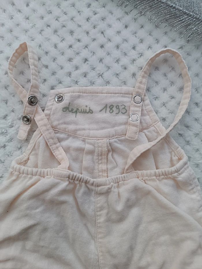 🔸 Combinaison short à bretelles Fille - Petit Bateau 3 Mois🔸 - photo numéro 9