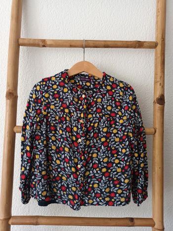 Jolie blouse chemise fleurie Liberty Sergent Major 6 ans