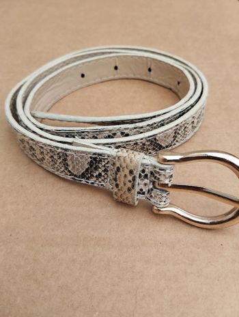 Ceinture effet crocodile reptile bon état