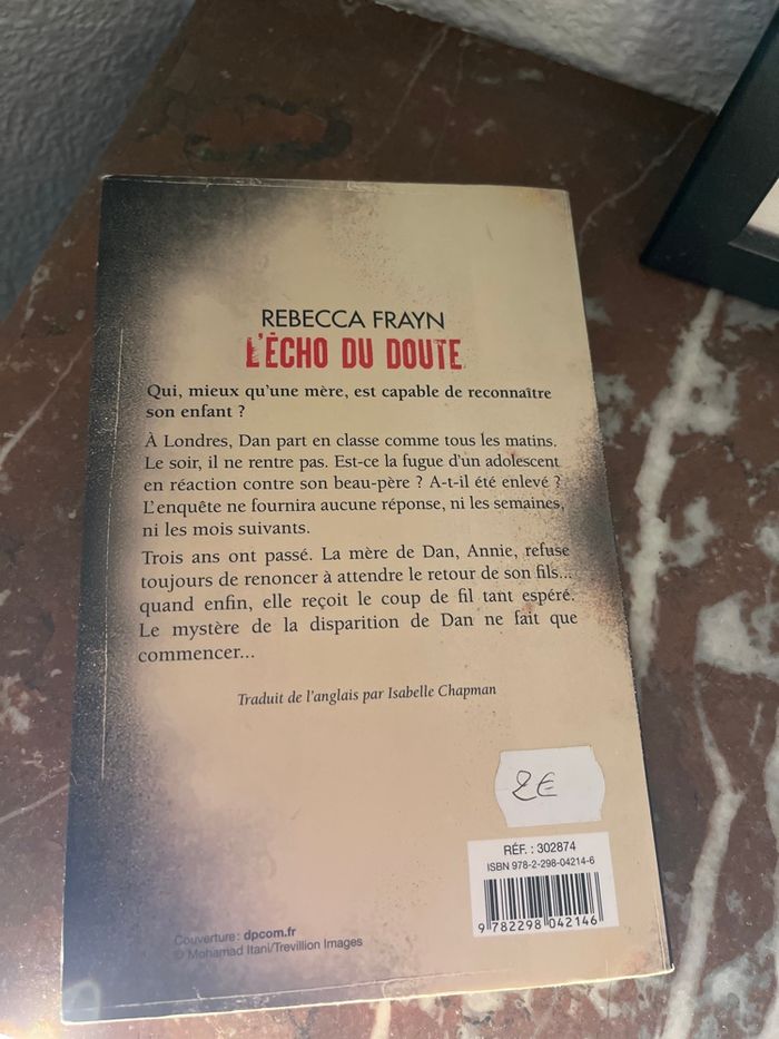 Livre « L’écho du doute » Rebecca Frayn - photo numéro 2