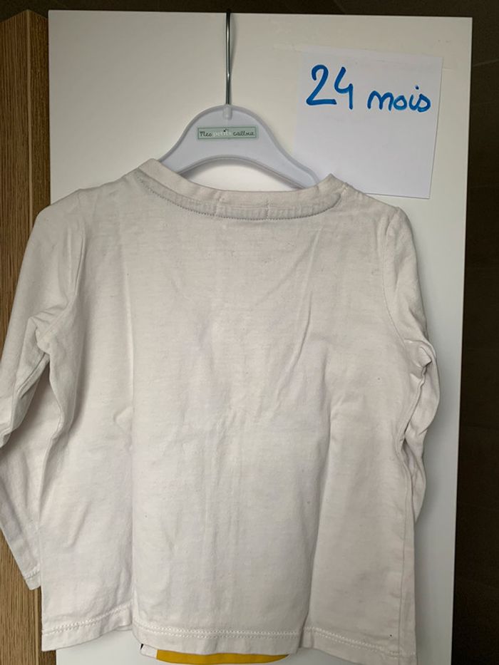 T-shirt manche longue DPAM 24 mois Très bon état - photo numéro 4