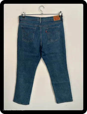 Jean Levi's Femme Bleu | 505 Straight | Taille W31 FR42 | Très Bon État | BP65