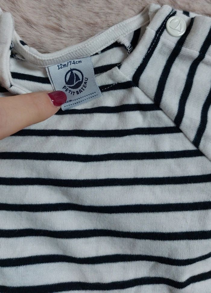 Robe Marinière Petit Bateau 12 mois - photo numéro 4