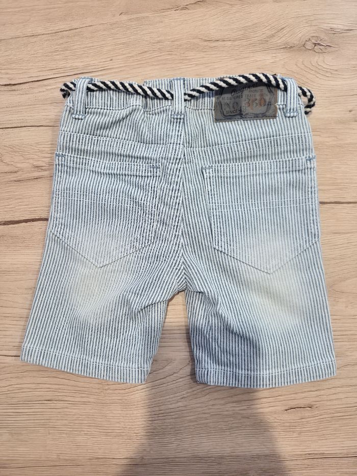 Short en jeans à rayures, Absorba, 18 mois - photo numéro 2