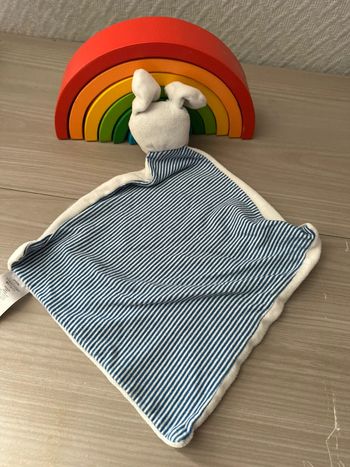 Doudou Chien petit bateau coeur