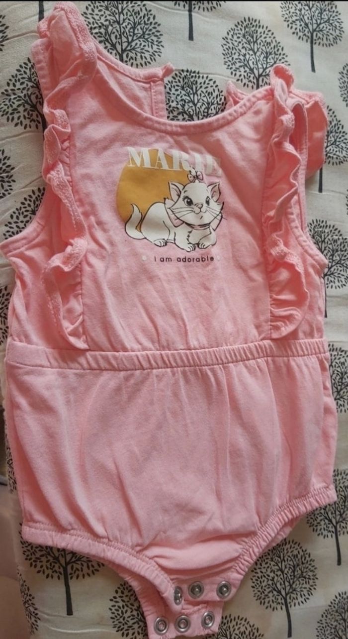 Body disney marie taille 3mois 56/62cm kiabi