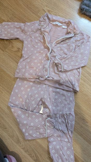 Pyjama vieux rose mango 18/24 mois