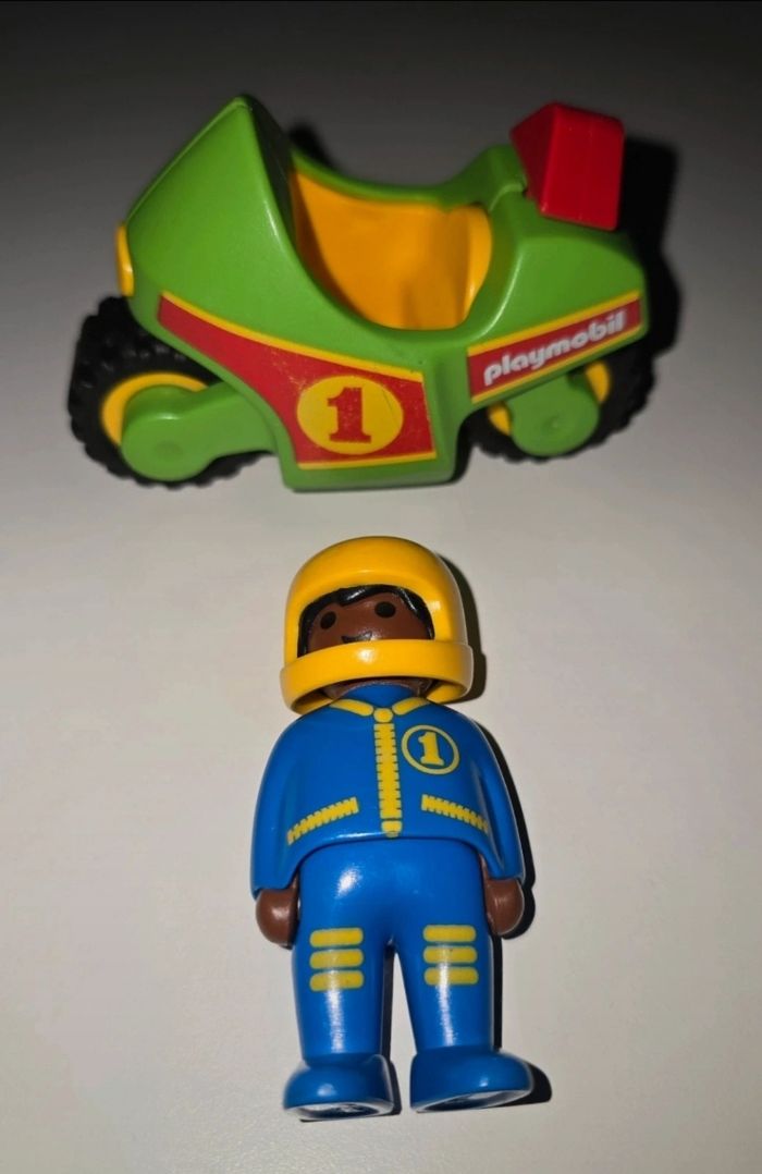 123 playmobil lot de 3 véhicules formule 1, quad et moto - photo numéro 8