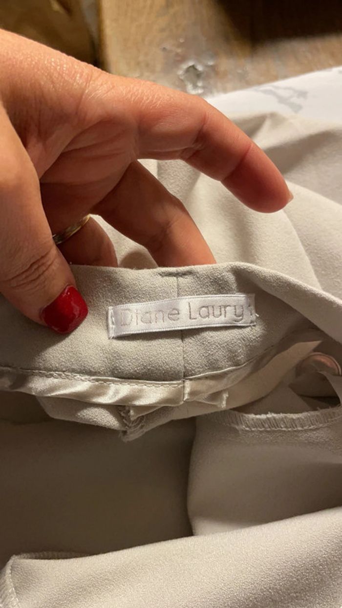 Pantalon diane laury taille 46 beige - photo numéro 5