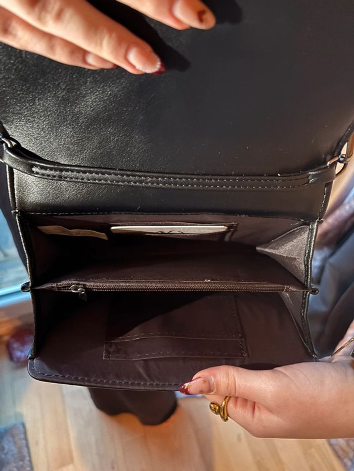 Sac à main coeur noir - photo numéro 4