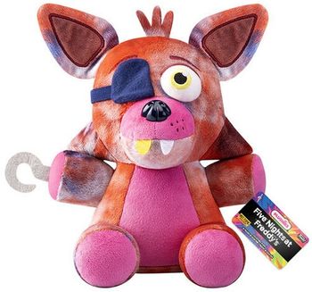 Funko Plush: Five Nights at Freddy's (FNAF) Tiedye - Foxy- Peluche à Collectionner