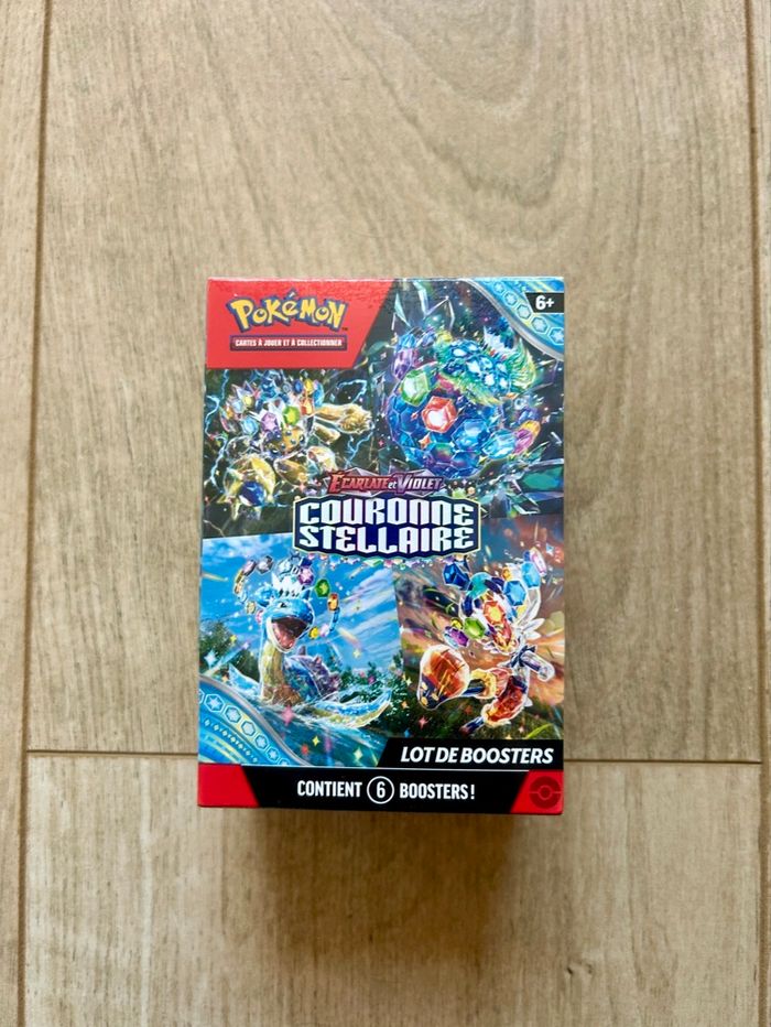 Bundle couronne stellaire  6 booster Pokémon EV 7 FR  neuf scellé