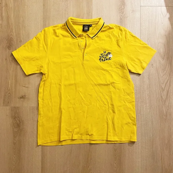 Le Tour de France Fanatics Polo Maillot Jaune Homme Cyclisme Exclusif Officiel (Taille XL) - photo numéro 2