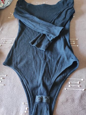 Body noir manche longue