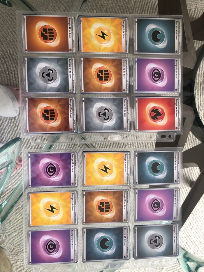 Lot de 140 cartes POKÉMON energies-objets-stades-outils - photo numéro 2