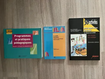 Lot 4 ouvrages pédagogiques cycle 1 et 2 Hatier/Ermel