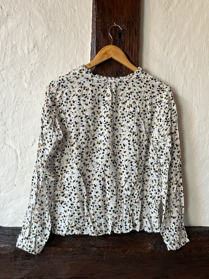 Blouse fluide à imprimé tacheté Caroll - taille 42 - Parfaite pour la rentrée - photo numéro 2