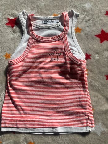 Débardeur Tape à L’Oeil Rouge et Blanc 3A