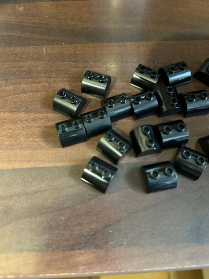 20 pièces Lego, Slope, Curved 2 x 2 Double with 2 Hollow Studs - photo numéro 2