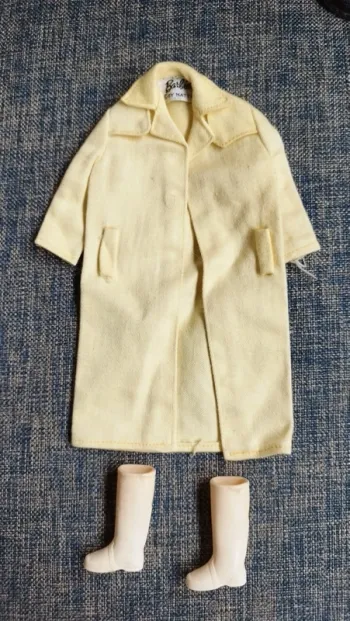 Manteau imperméable barbie vintage midge