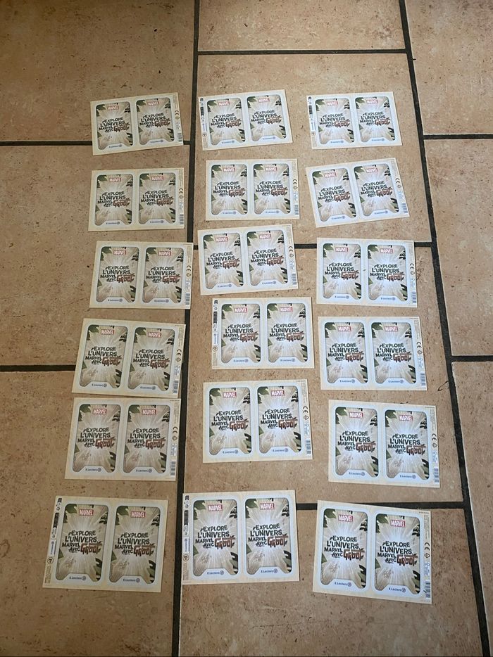 Cartes Marvel