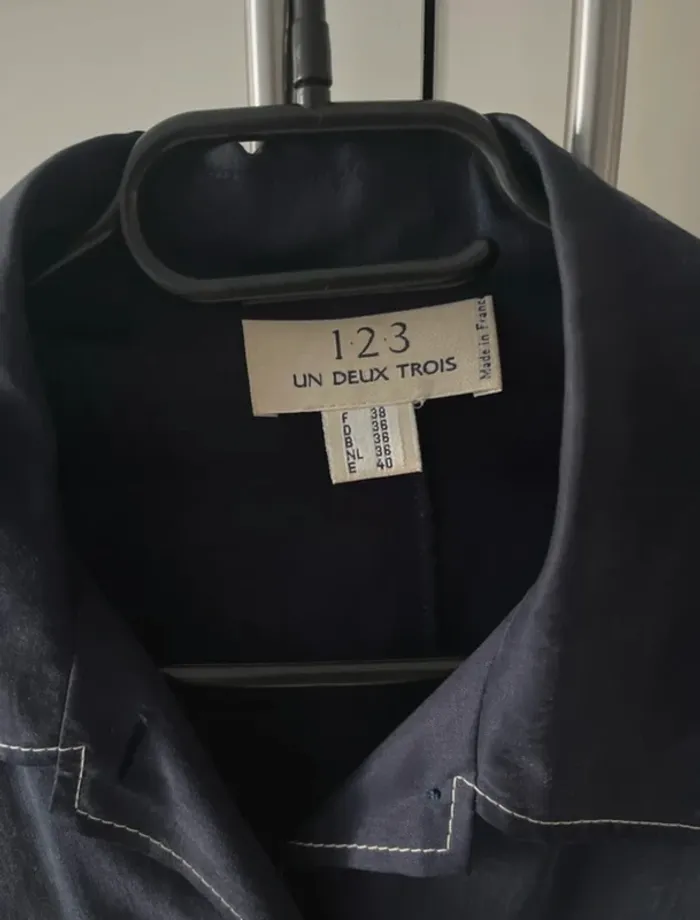 Veste Un Deux Trois légère bleue - photo numéro 2