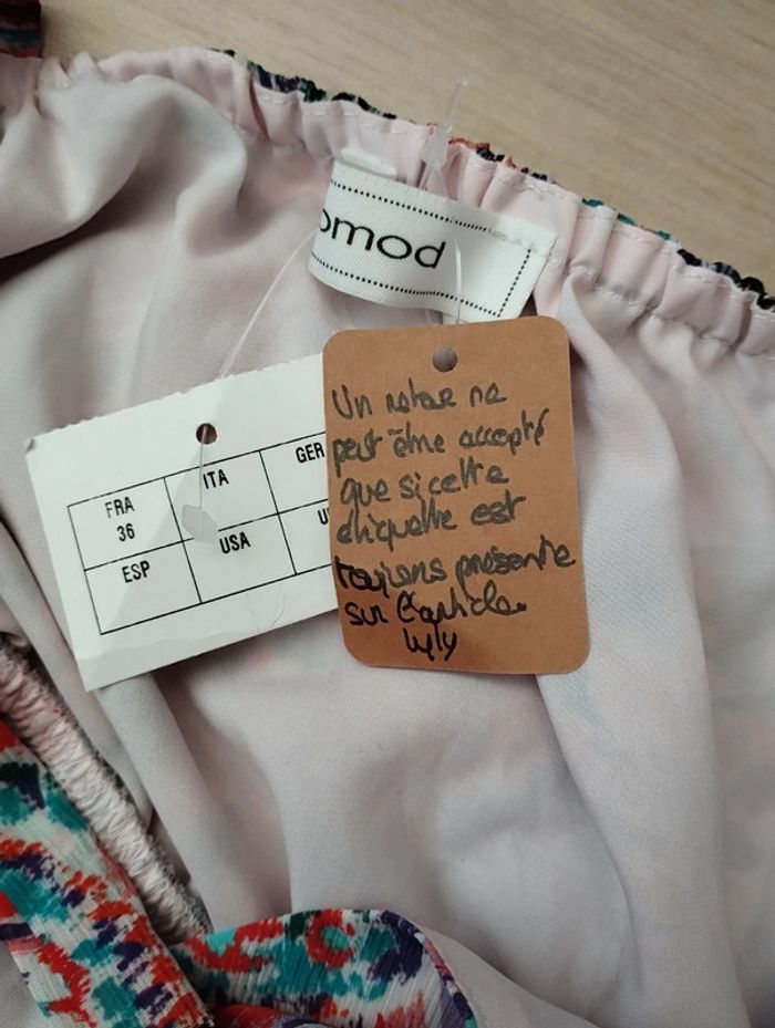 Robe dos croisé, fendue Promod taille 36 - photo numéro 12