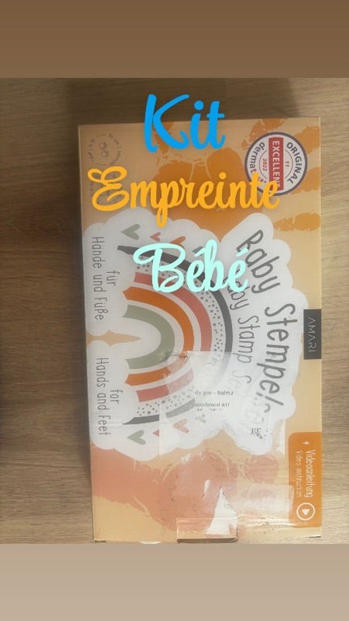 Kit d’empreinte bébé