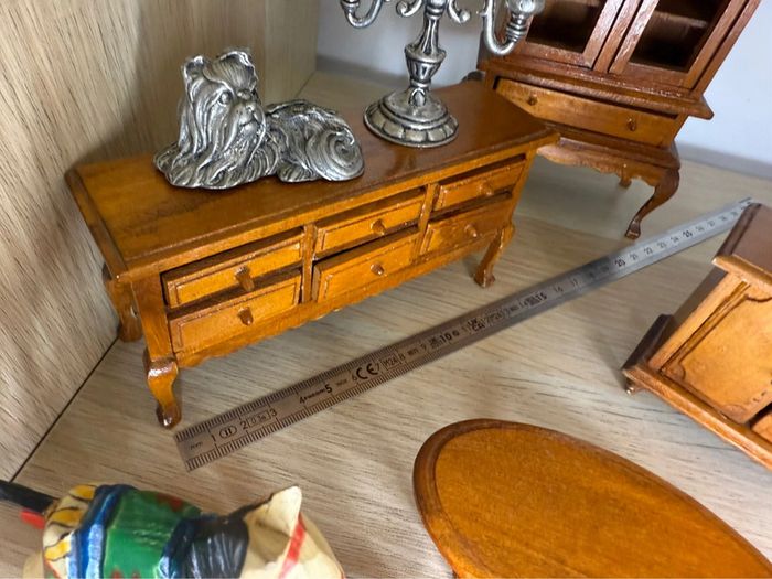 Lot de meuble et accessoires miniature en bois - photo numéro 10