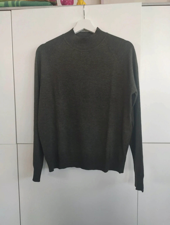 Primark pull vert bouteille chiné M