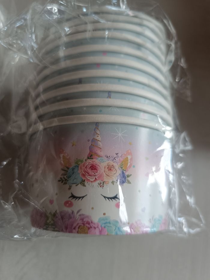 Bol jetable licorne - photo numéro 2