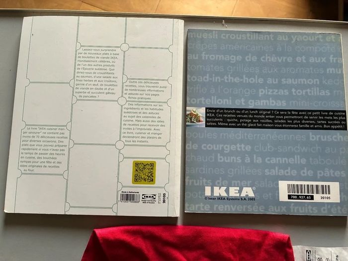 Ikea - Livres de recette + Bonnet du père-Noël 100% coton - photo numéro 5