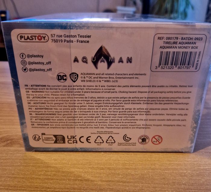 Figurine / tirelire , Aquaman , DC universe , Plastoy - photo numéro 7