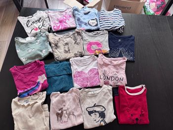 Lot de 16 t-shirt manches longues