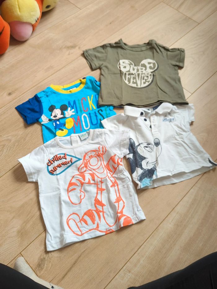 Lot de 4 t-shirt Disney