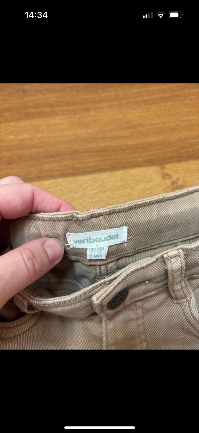Pantalon jeans garçon vertbaudet 7 ans - photo numéro 3
