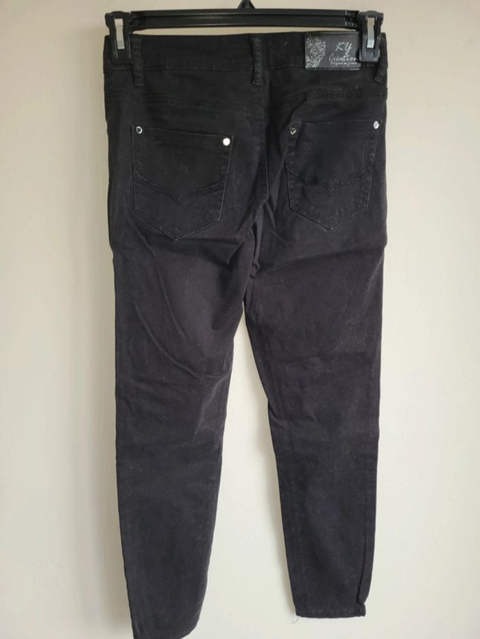 👖Jean noir KY Creation taille XS👖 - photo numéro 2