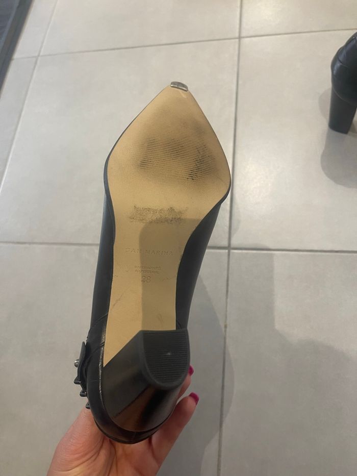 Escarpin  cuir  san marina - photo numéro 4