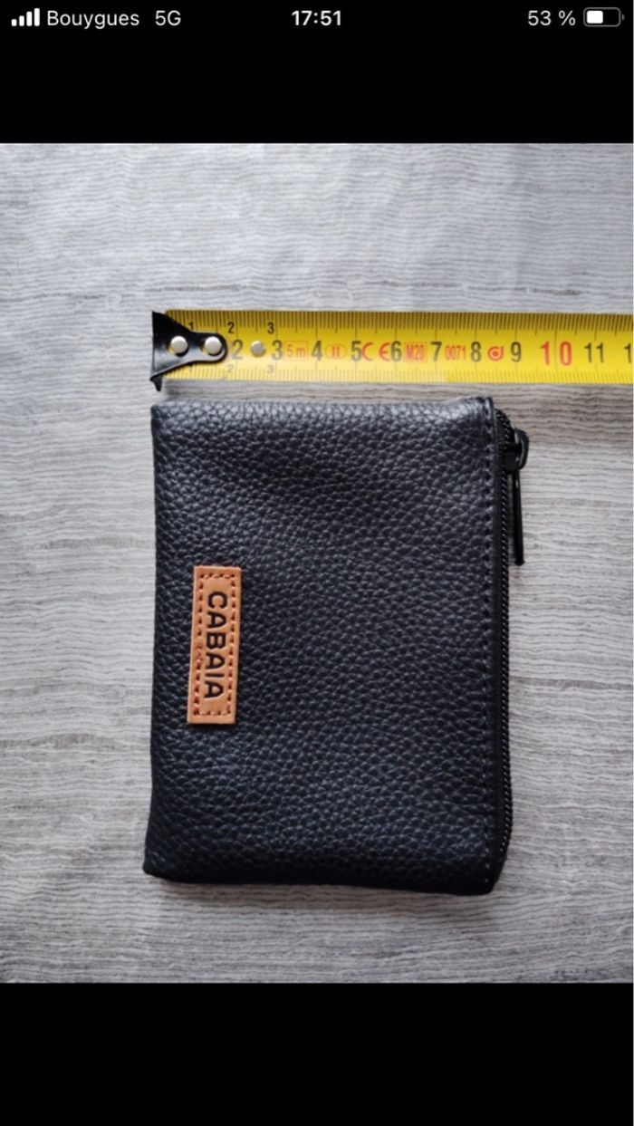 Porte monnaie Cabaia noir - photo numéro 5