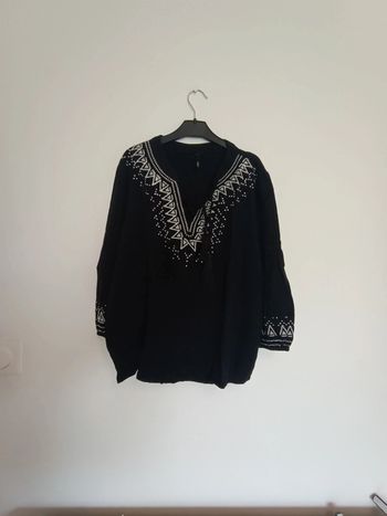 Blouse manches trois quarts