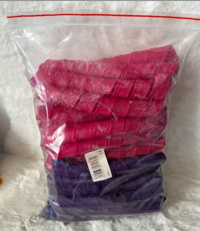 Lot 40 bigoudis boucles en spirale sans chaleur - photo numéro 3