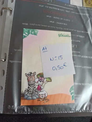 Feuille Diddl A7 15 0,50€