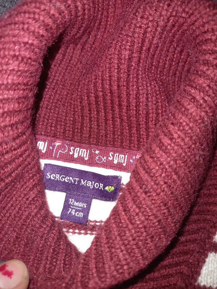 Pull 12 mois sergent major - photo numéro 2