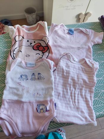 Lot bodies manches courte