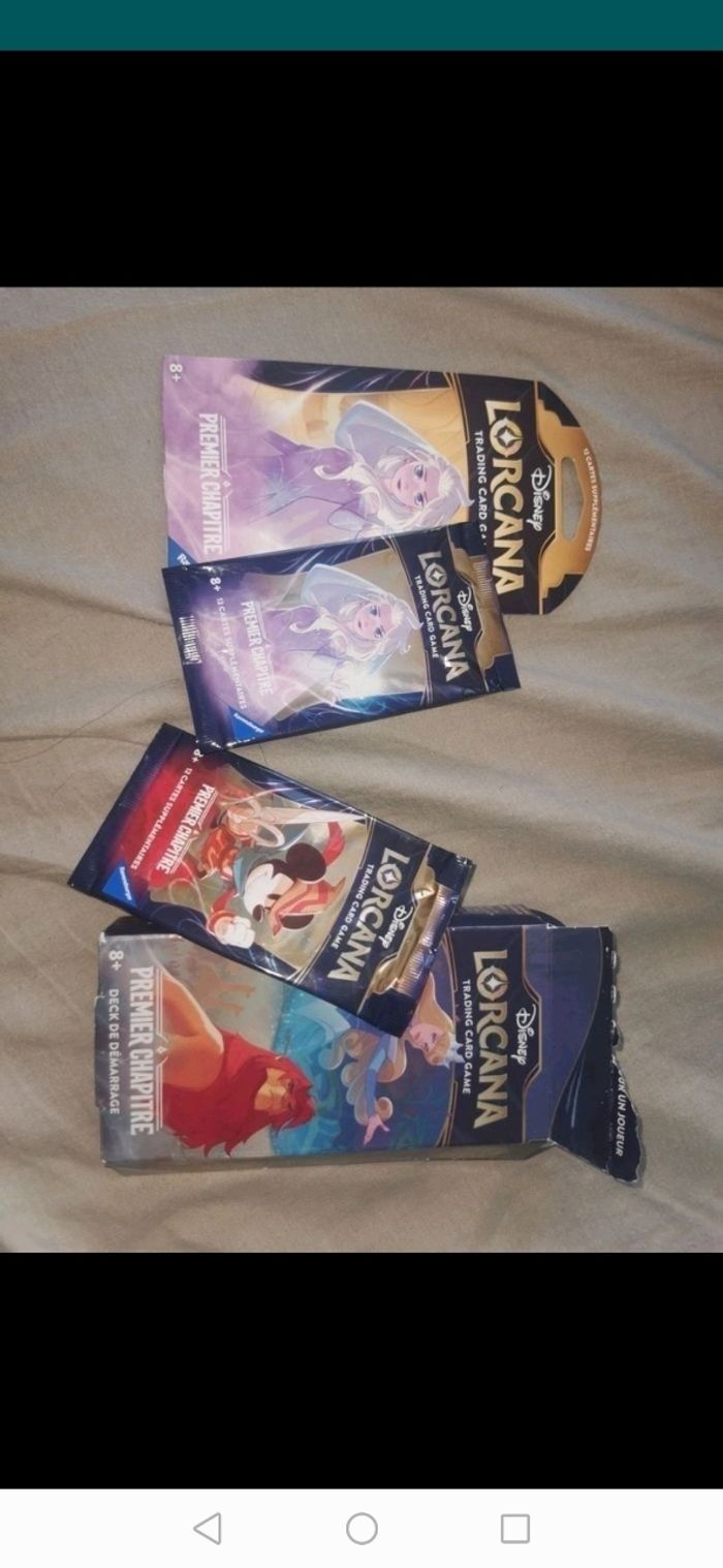 Deck de démarrage lorcana chapitre 1 simba et aurore Lorcana Beebs